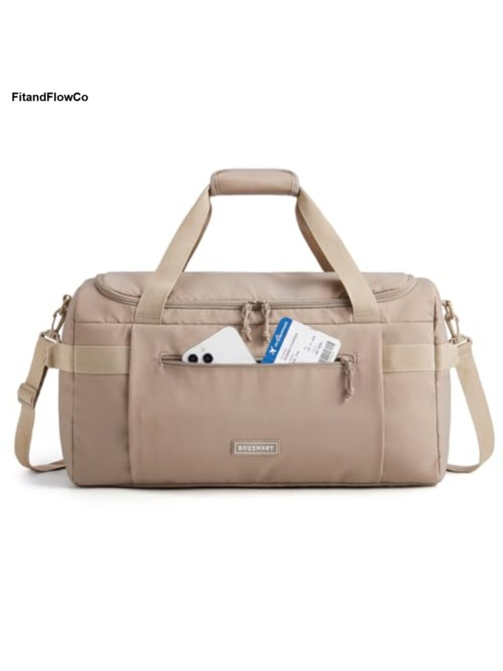 32L Travel Duffel Bag with Laptop Compartment, Shoe Bag & Wet Pocket, Carry On